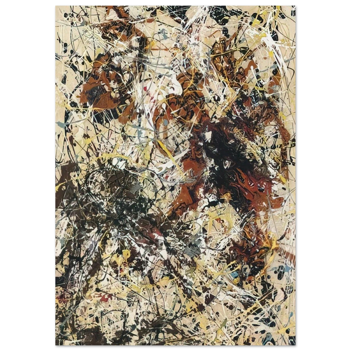 NUMBER 12 1949 Poster | Jackson Pollock Poster | Jackson Pollock Store