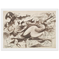 UNTITLED O CONNOR THAW 770 Framed Poster | Jackson Pollock Framed Prints Wall Art | Jackson Pollock Store