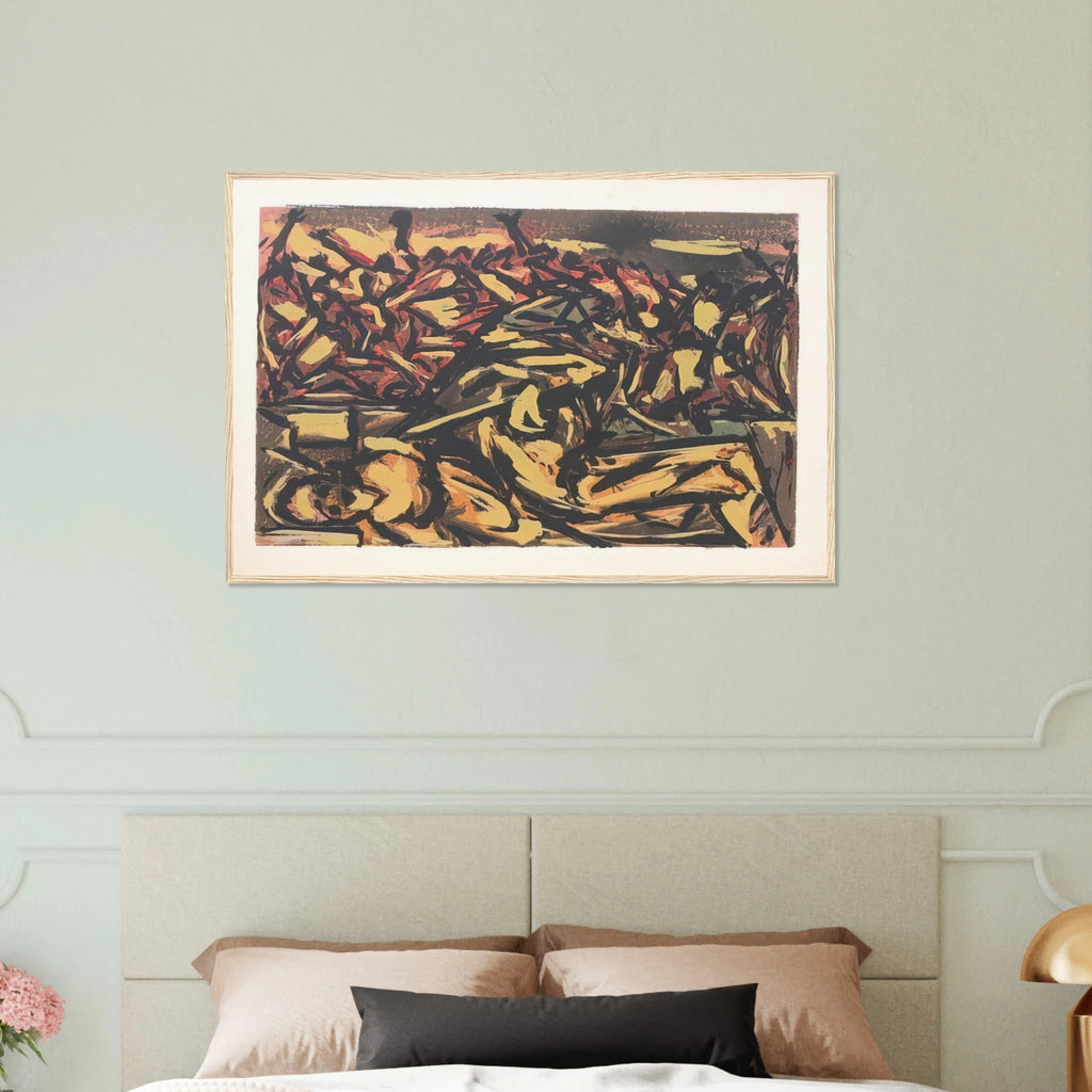 UNTITLED 1941 1 Framed Poster | Jackson Pollock Framed Prints Wall Art | Jackson Pollock Store