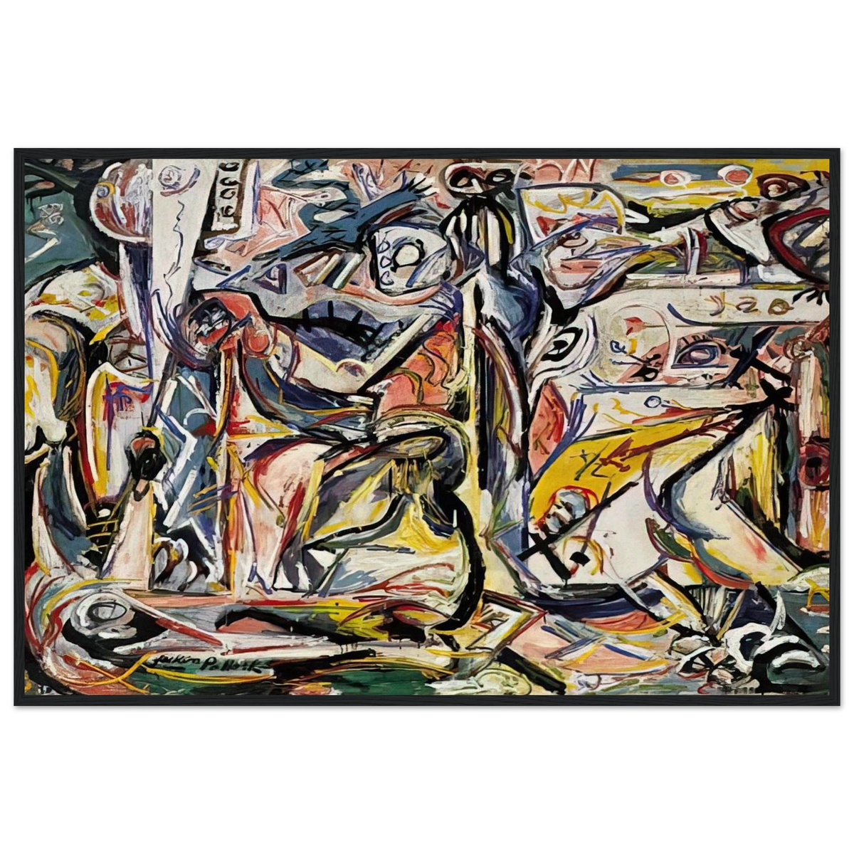 CIRCUMCISION JANUARY 1946 1 Framed Poster | Jackson Pollock Framed Prints Wall Art | Jackson Pollock Store