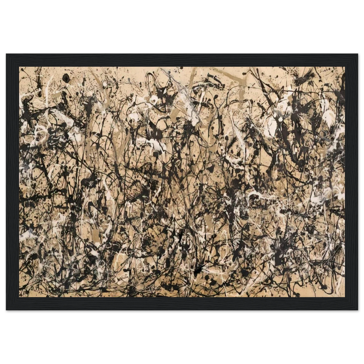 AUTUMN RHYTHM NUMBER 30 1950 Framed Poster | Jackson Pollock Framed Prints Wall Art | Jackson Pollock Store