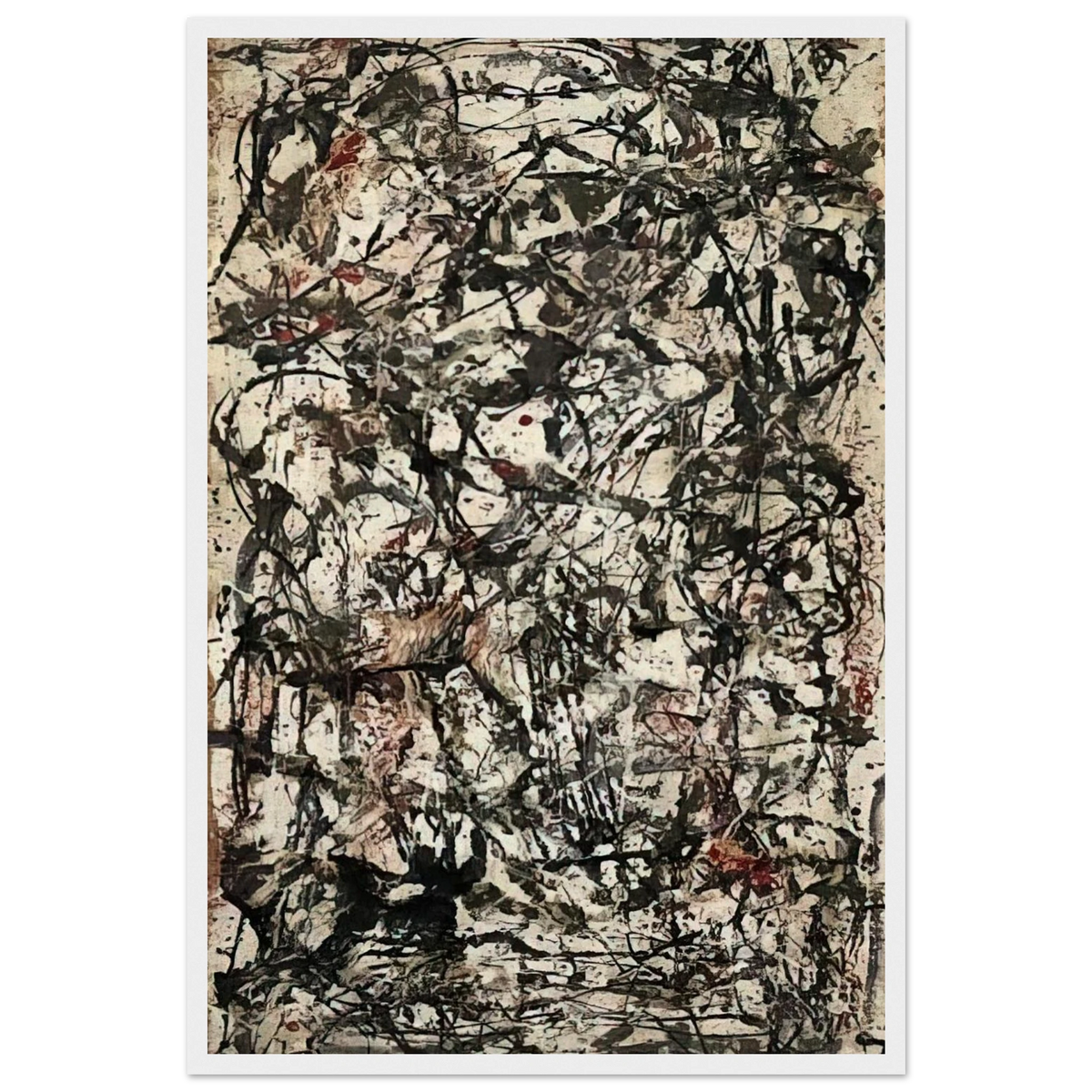 ENCHANTED FOREST 1947 Framed Poster | Jackson Pollock Framed Prints Wall Art | Jackson Pollock Store