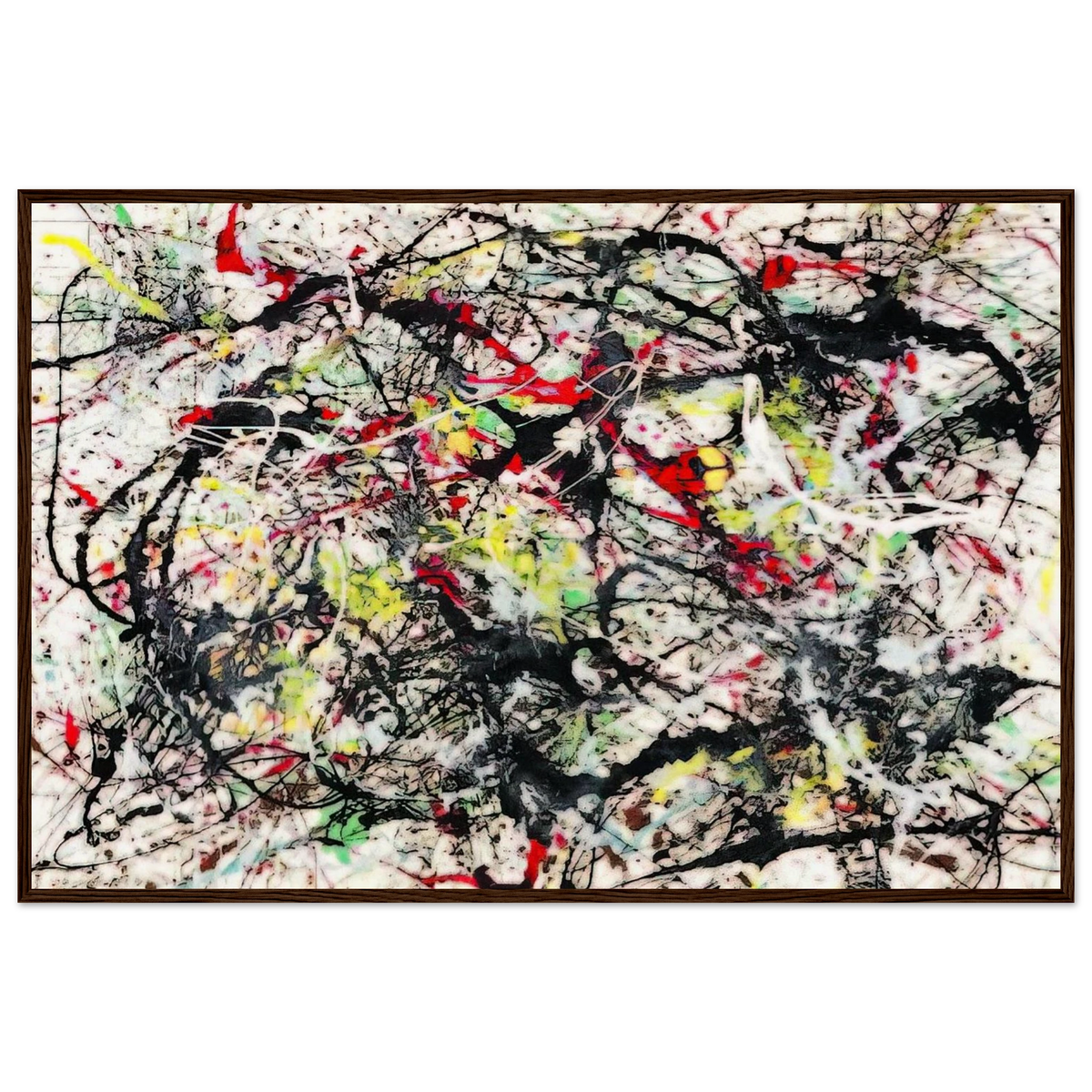 NUMBER 48 1949 Framed Poster | Jackson Pollock Framed Prints Wall Art | Jackson Pollock Store