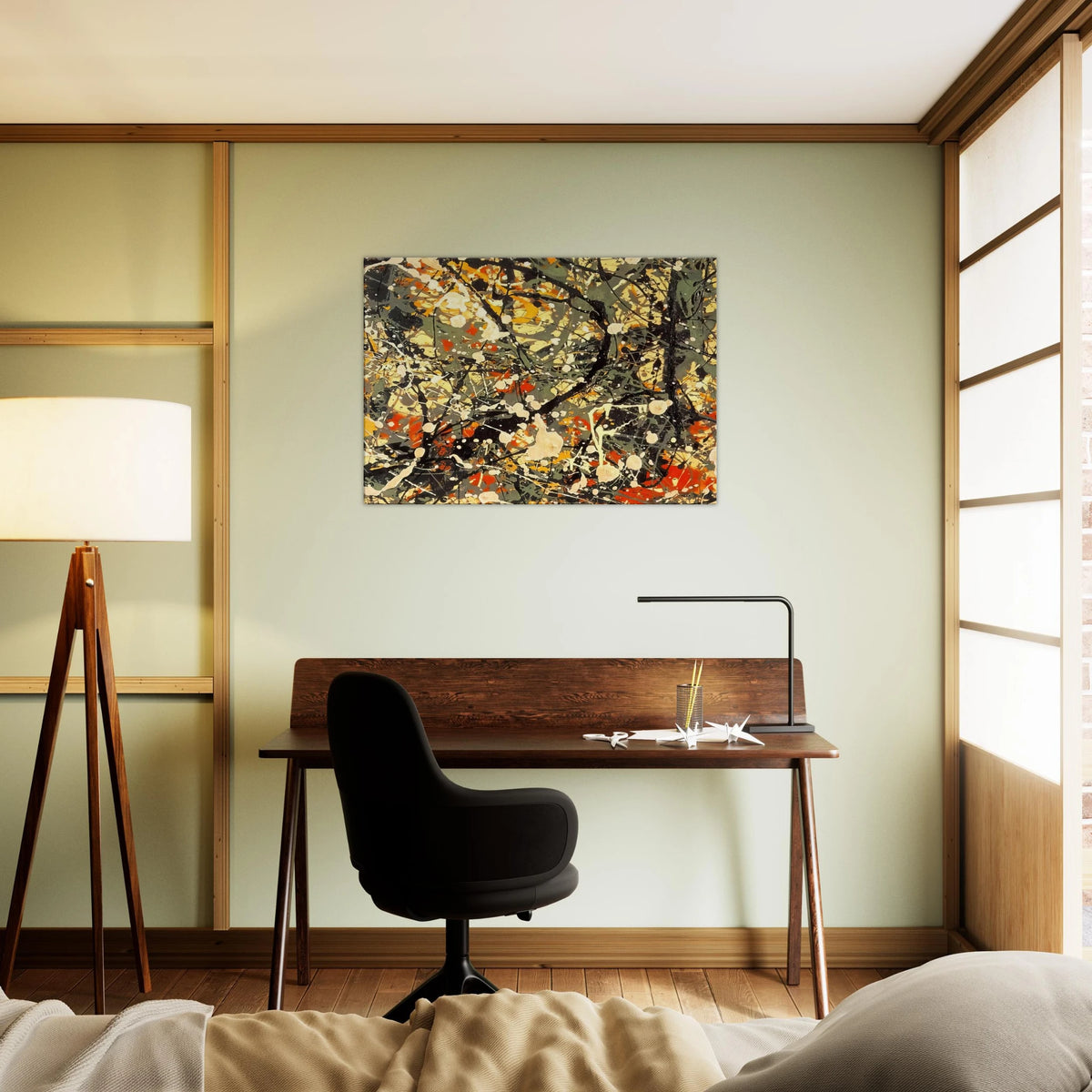 NUMBER 8 DETAIL Canvas | Jackson Pollock Canvas | Jackson Pollock Store