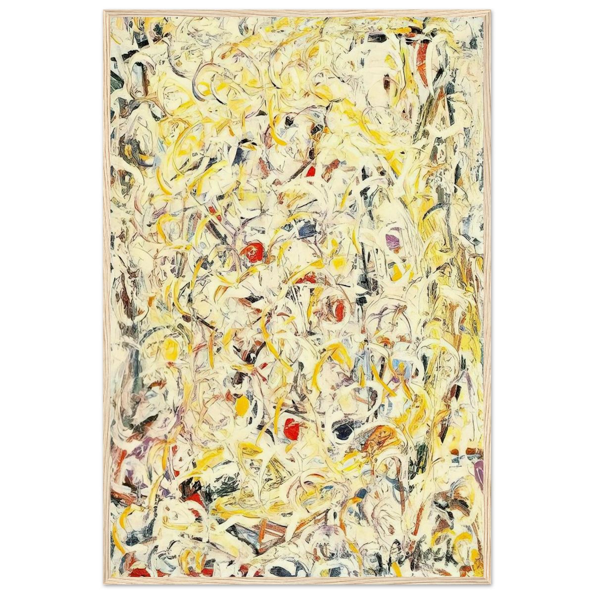 SHIMMERING SUBSTANCE 1946 1 Framed Poster | Jackson Pollock Framed Prints Wall Art | Jackson Pollock Store